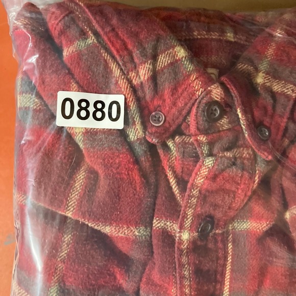 Work n Sport Flannel Shirt Men's Red Plaid Long Sleeve Button Up‎ XLT - Picture 10 of 10